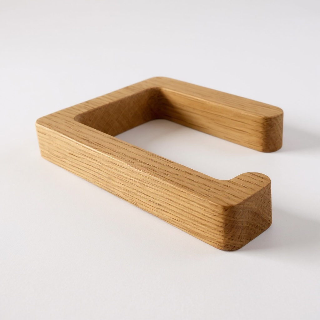 Toilettenpapierhalter aus massiver Eiche – zeitlos &amp; langlebig